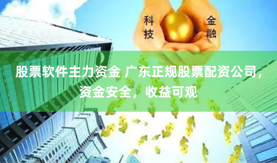 股票软件主力资金 广东正规股票配资公司，资金安全，收益可观