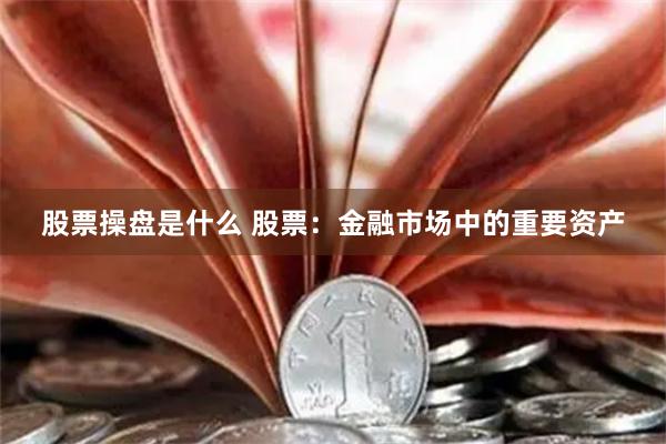 股票操盘是什么 股票：金融市场中的重要资产